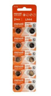 Батарейки для годинників Maxell LR44 (A76/AG 13) 10 BL
