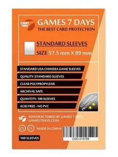Протектори 57.5*89 Games 7 Days Standard (100шт.)