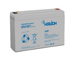 Акумулятор Merlion AGM GP670F1 (6V, 7Ah) (150*35*90/100)