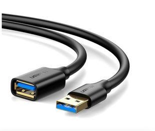 Кабель подовжувач USB 3.0 AM/AF, 2 феріта 3m (USB: папа - мама) (00326)