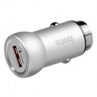 АЗП HOCO Z4, QC2.0, (1xUSB, 2A) silver