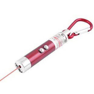 Брелок 117-2LED, лазер, (3xAG13)