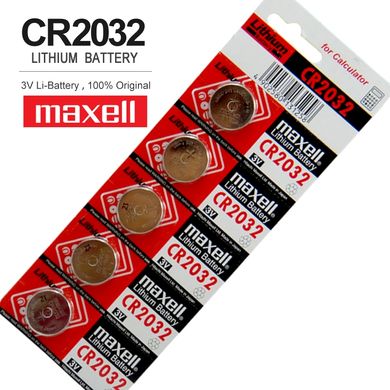 Батарейки літієві Maxell CR 2032 5 BL
