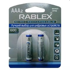 Акумулятор Rablex R03, AAA 600mAh (2/24)