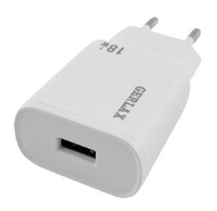 МЗП Gerlax A7 USB (1xUSB, 3A 18W. QC3.0) white ( 11477 )