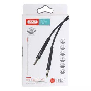Кабель AUX - AUX XO NB-R175A, 1m., black