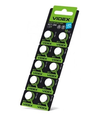 Батарейки для годинників Videx AG 13 (LR44) BL