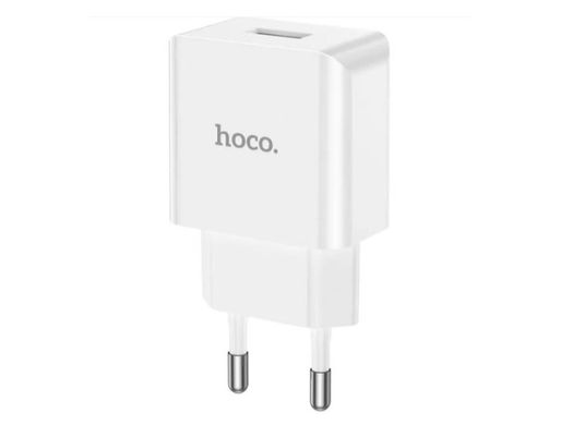 МЗП HOCO C106A Leisure single port charger (1xUSB, 2.1A) white