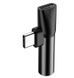 Перехідник BASEUS L41 Type-c+Type-C/AUX(3,5) Female Black CATL41-01 10010989 фото 2