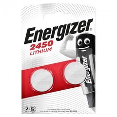 Батарейки літієві Energizer CR 2450, 3V, 2 BL