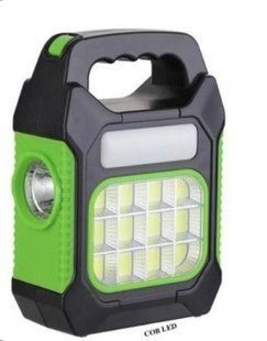 Ліхтар кемпінговий JY-978D 3W+LED+12COB, Power Bank, Li-ion акумулятор, сонячна панель, ЗП microUSB