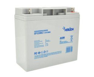 Акумулятор Merlion AGM GP12200L5 (12V, 20Ah) (181*76*166/168)
