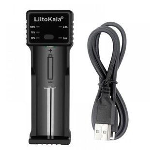 Зарядний пристрій універсальний LiitoKala Lii-100C (Індикація 25-75-100%) 1x(Li-Ion/Ni-Mh)