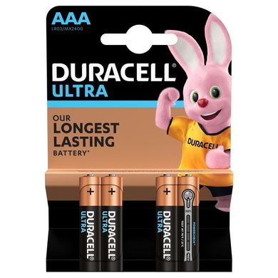 Батарейки Duracell Turbo/Ultra LR03, AAA (4/40) BL