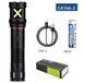 Ліхтар ручний PLD-CA166-3 PM10-TG, zoom, 1 режим, індикатор заряду, 1х18650, ЗП Type-C 10011120 фото 2