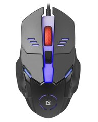 Миша дротова Defender MB-490 Ultra Gloss, (800-1000dpi) black-7 кольорів