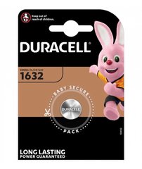 Батарейки літієві Duracell CR1632, 3V (1/20) BL