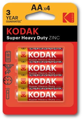 Батарейки Kodak R6, AA (4/80) BL