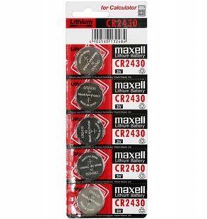 Батарейки літієві Maxell CR 2430 5 BL