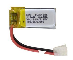 Акумулятор літій-полімерний 351225, 110mAh, 3.7V