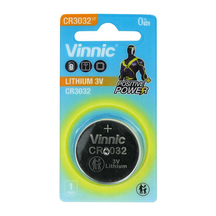 Батарейки літієві Vinnic CR 3032 / 5 BL