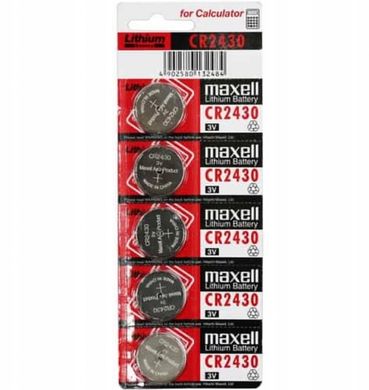 Батарейки літієві Maxell CR 2430 5 BL