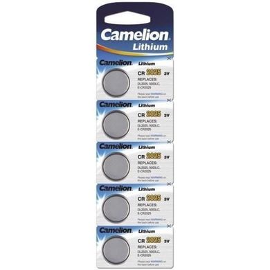 Батарейки літієві Camelion CR 2025 / 5 BL