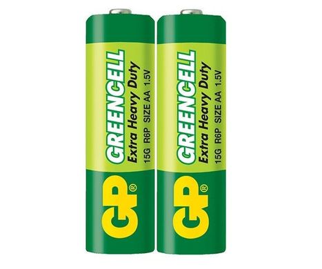 Батарейки GP 15G-S2 Greencell R6, АА, трей 40/200/1000