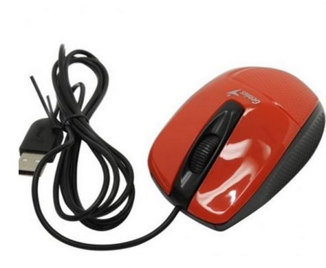 Миша дротова Genius DX-150X, Red