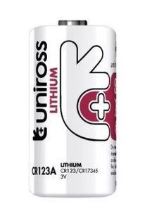 Батарейки Uniross Lithium CR123A, 3V (1/10) BL