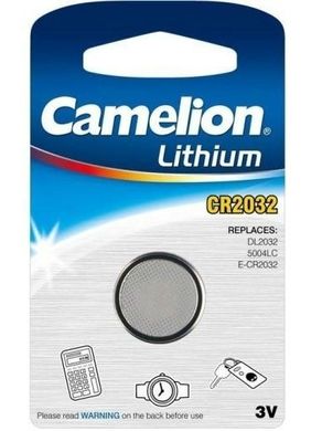 Батарейки літієві Camelion CR 2032, 3V, 1 BL