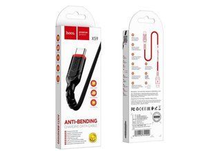 Кабель microUSB HOCO X59 Victory charging cable, тканина, 2.4A 2m Black