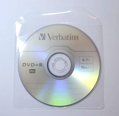 Конверт пластиковый для 1CD прозрачный