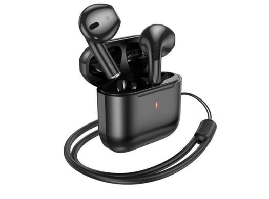 Гарнітура вкладиші Bluetooth TWS HOCO EW53 Lucky headset (BT5.3, 30/250mAh, 4H) black