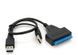 Кабель Usb 3.0 AM + USB 2.0 to SATA для HDD/SSD дисків 0.1m чорний (10342)