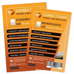 Протектори 65*100 Games 7 Days Premium (50шт.)