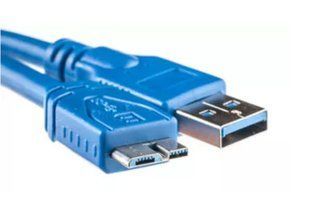 Кабель USB 3.0, AM to Micro-B ширина 12mm. (для жорстких дисків), 0.8m. (00329)