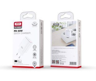 МЗП XO L90B (1xType-C, 3A, 20W, QC3.0) white