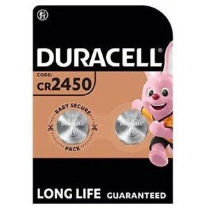 Батарейки літієві Duracell CR2450, 3V (2/100) BL