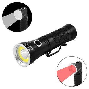 Ліхтар ручний Police 1822-Т6+COB (white+red), zoom, 18 650, 12V поворот голови на 90&ordm;