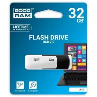 Накопичувач 32GB GoodRAM Colour Mix USB2.0 Black/White (UCO2-0320KWR11)