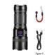 Ліхтар ручний CB-B53-TG, zoom, 3x18650, індикація заряду, ЗП Type-C 10011304 фото 3
