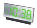 Годинник мережевий 897-4, яскраво-зелені, дзеркальні, температура, USB 10010310 фото 2