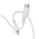 Кабель microUSB HOCO X97 Creator silicone, 1m., 2.4A, white 10011359 фото 2