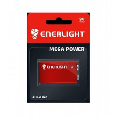 Батарейки Enerlight Mega Power 6LR61, 9V крона (1/10) BL