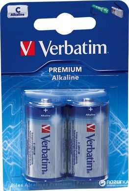 Батарейки Verbatim Alkaline LR14, C (2/24) BL