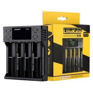 Зарядний пристрій універсальний LiitoKala Lii-S4 LED display, 4x(Li-Ion/Li-Fe/Li-HV/Ni-Mh/Ni-Cd)