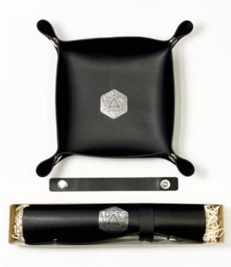 Лоток для кубиків D20 чорний Dice Tray