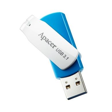 Накопичувач Apacer AH357 32GB USB 3.1 Blue White (AP32GAH357U-1)