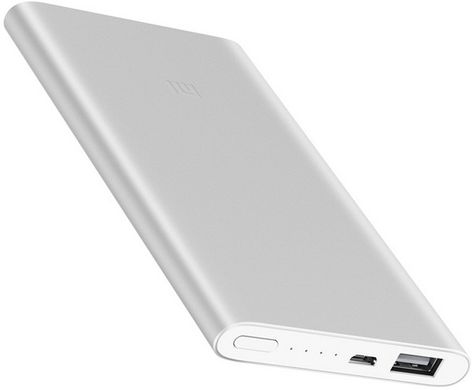 УМБ Power Bank Xiaomi Mi Power 2, 5000mAh silver (ORIGINAL)